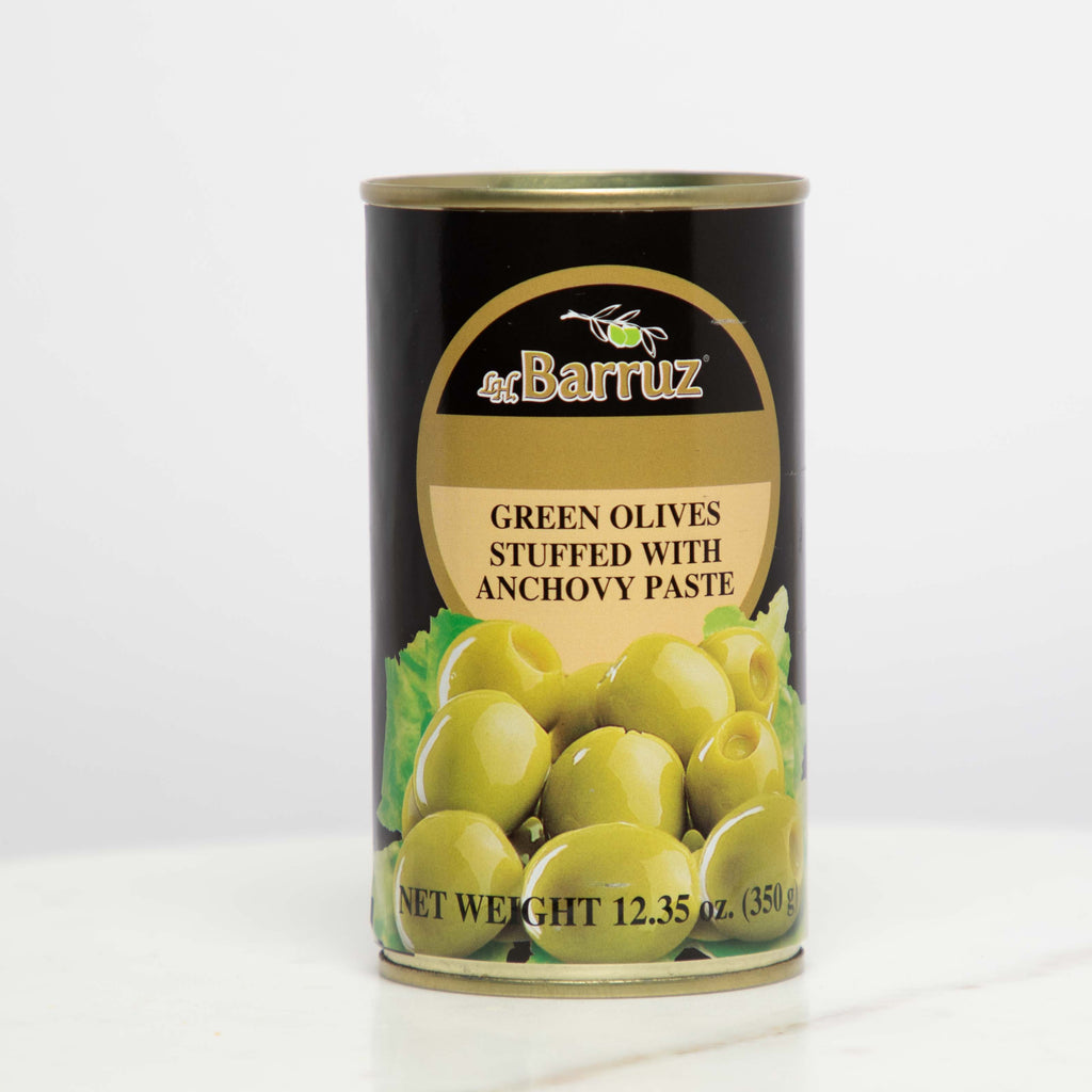 Green Olives Stuffed With Anchovy By Barruz - Europea Food